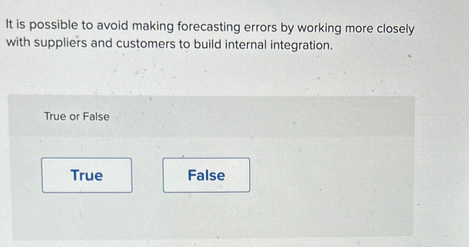  It is possible to avoid making forecasting errors by working more