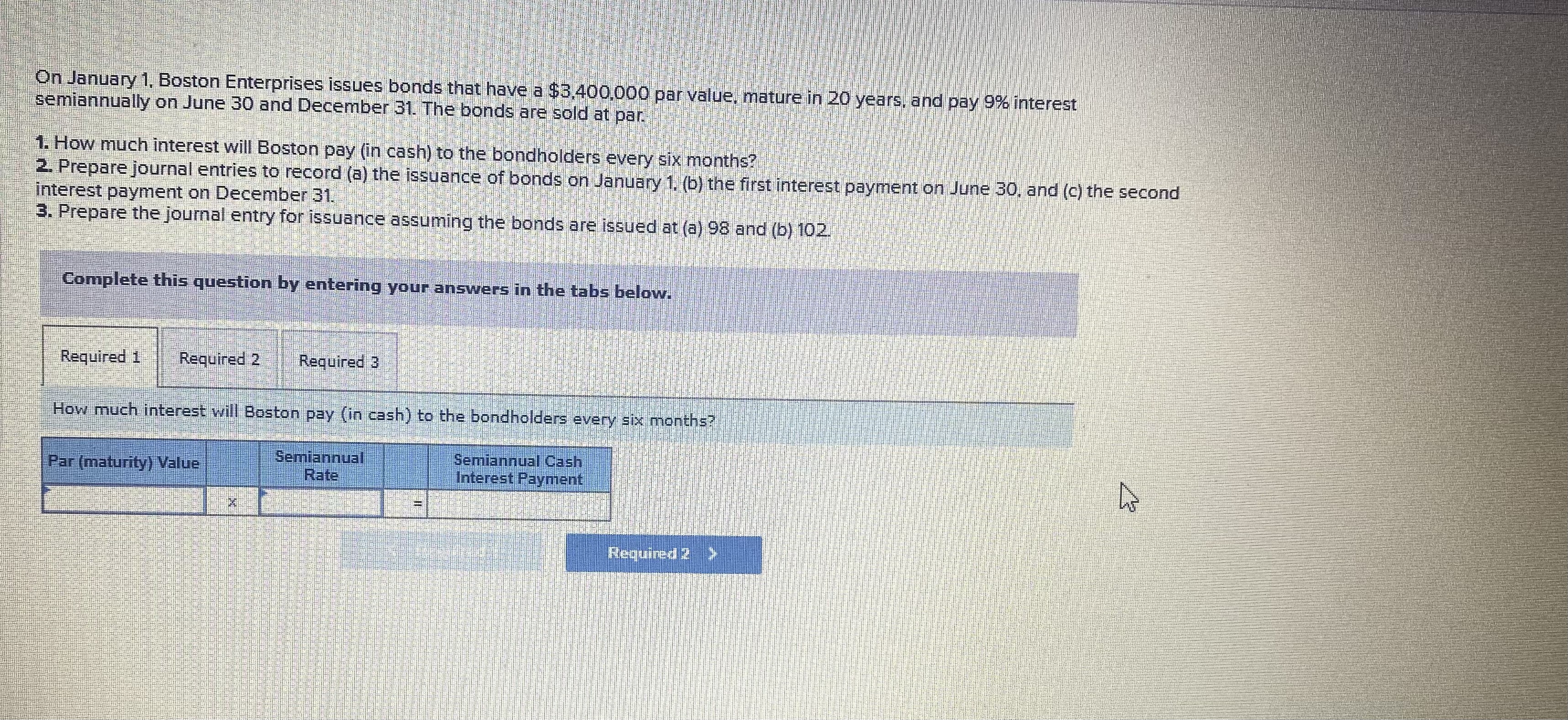 first payment 11, 782 188, 218 December 31, second payment 10,098 189,902