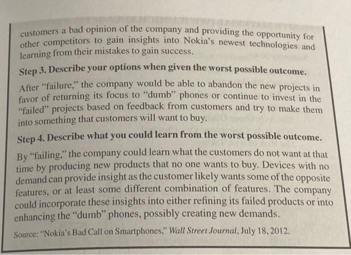 the late 1990s, Nokia Corporation presented wireless carriers and invester Overcoming Fear