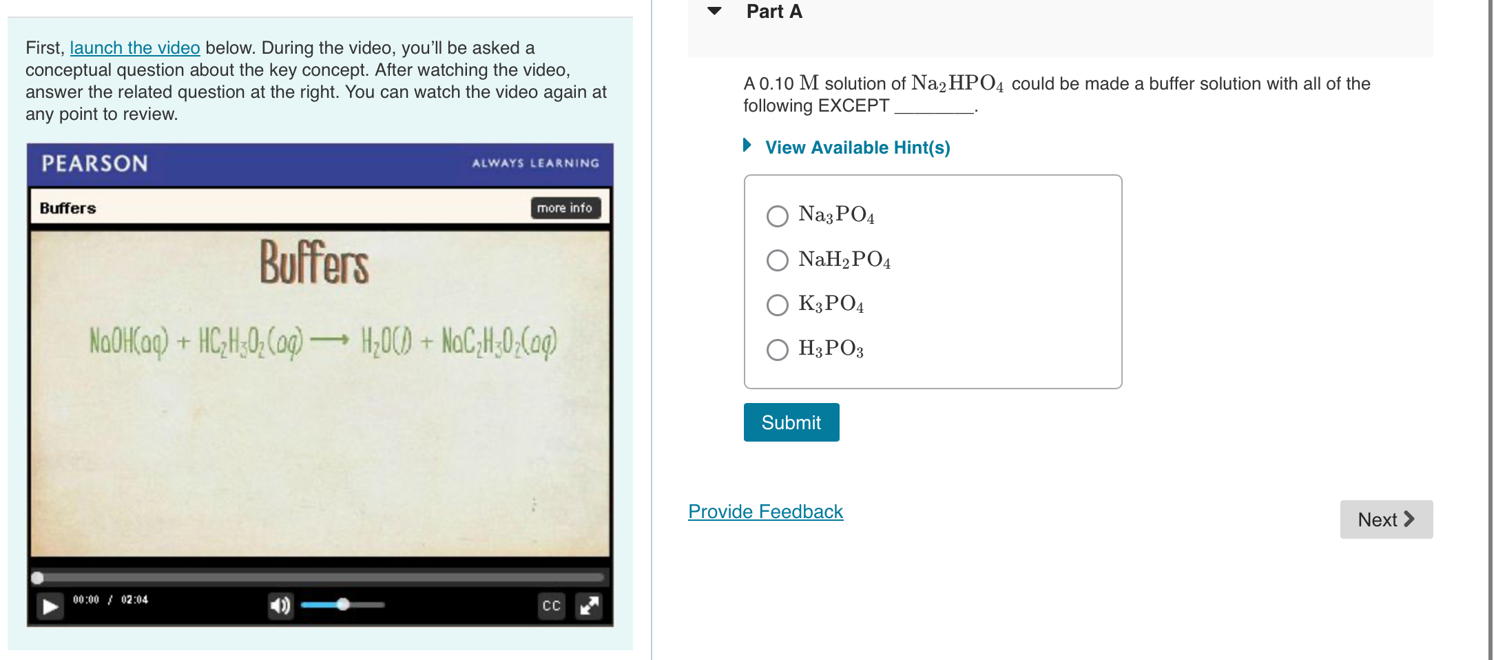  First, launch the video below. During the video, you'll be asked