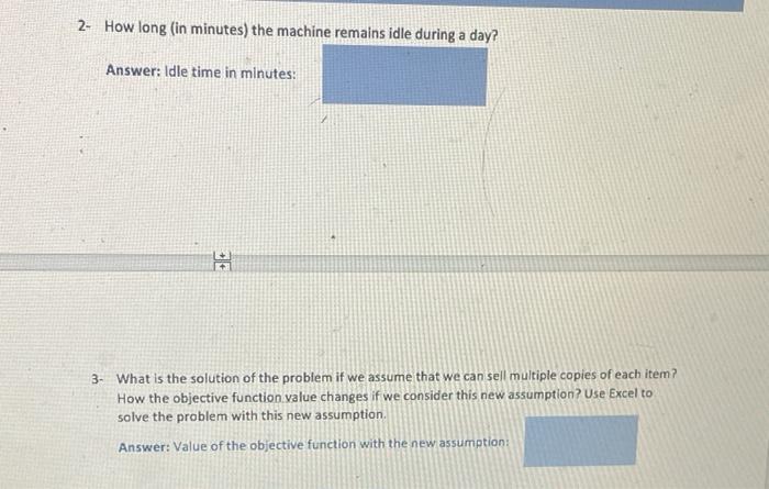 that can process multiple types of products. During a day, the machine