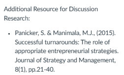 Using an example of a specific organization (not Uber), identify multiple strategies