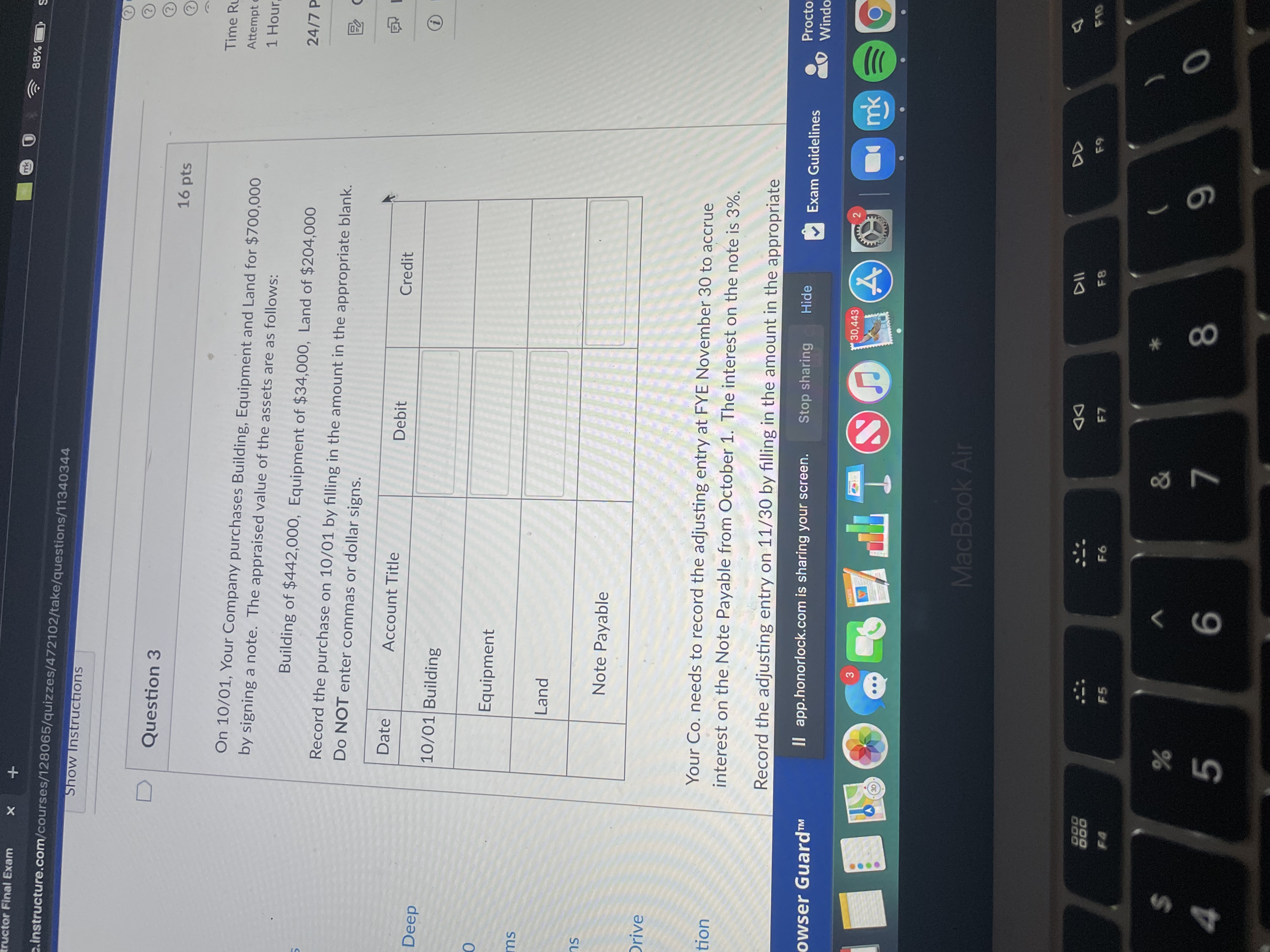 Straight-Line method, for the use of the equipment placed into operations on