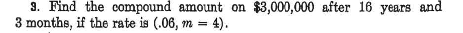 in- vested at the rate 8%, compounded quarterly. Solution.- The rate per