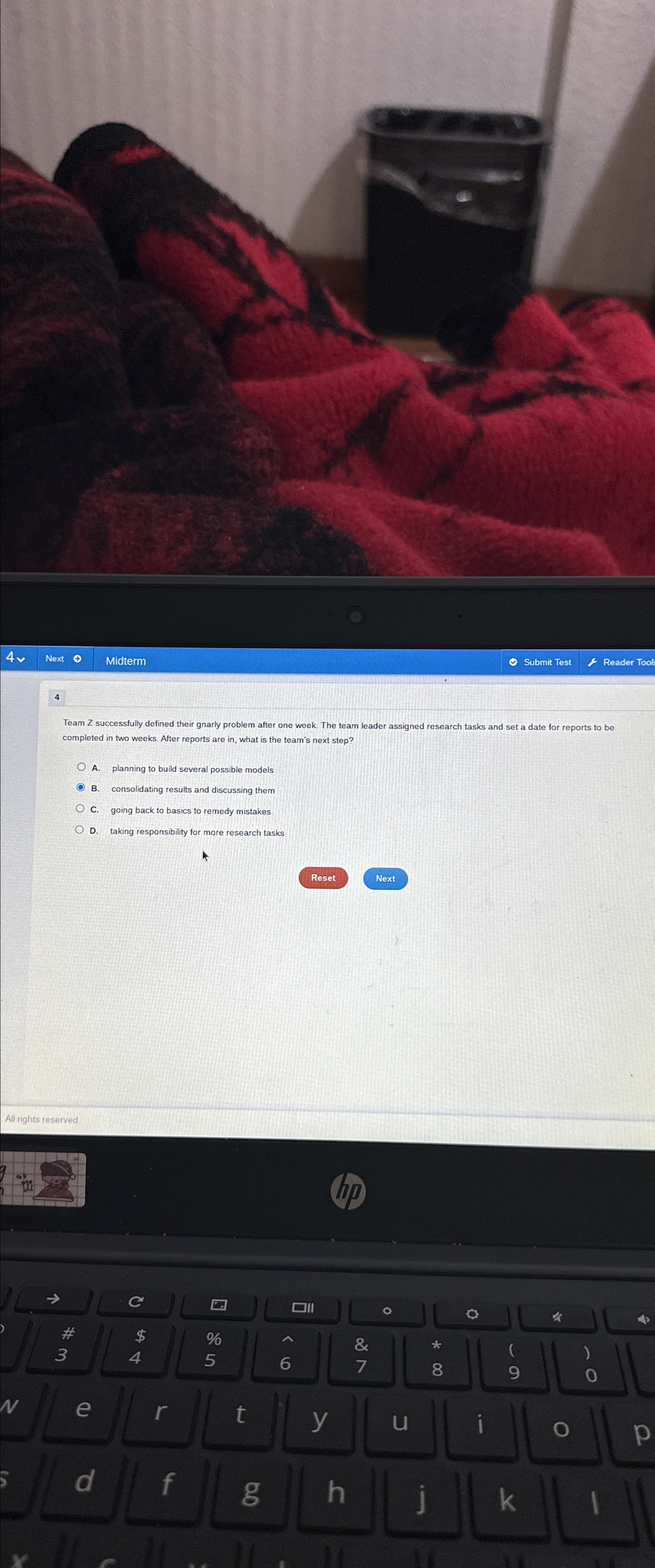  Team Z successfully defined their gnarly problem after one week. The