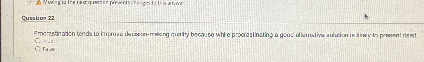  Moving to the next question prevents changes to this answer. Qustion