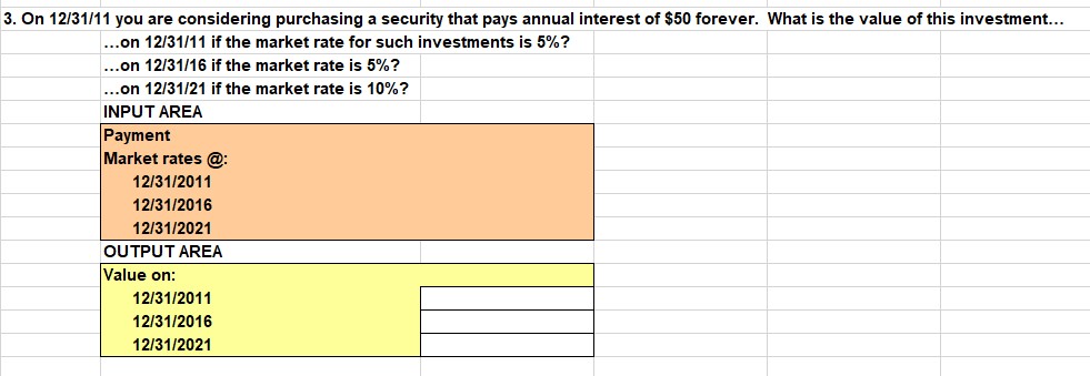 On 12/31/11 you are considering purchasing a security that pays annual interest