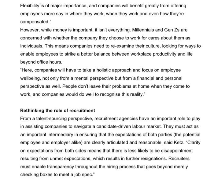 mean for HRM ? i.e how does it impact on the function