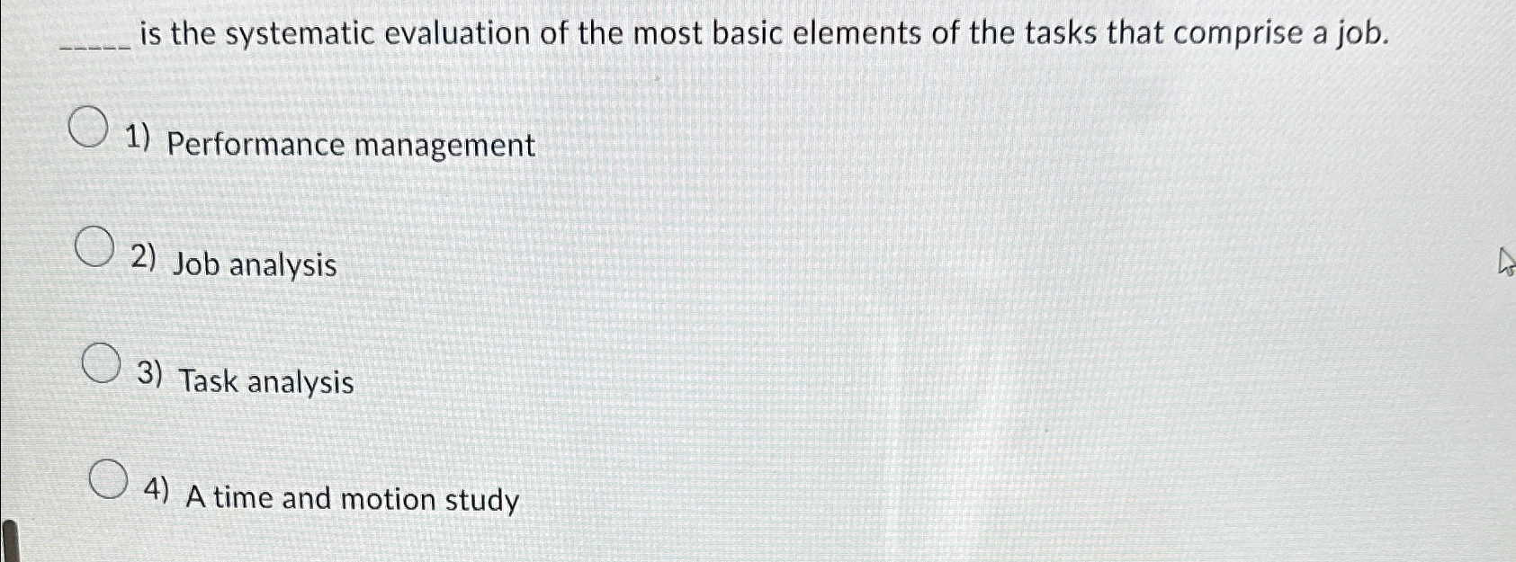  is the systematic evaluation of the most basic elements of the