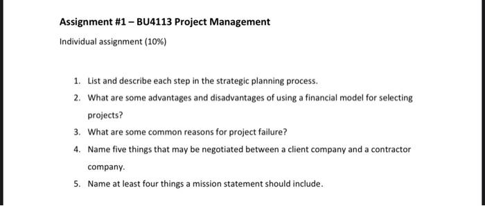  please answer each question seprately and with numbering please Assignment \#1