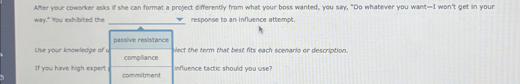  After your coworker asks if she can format a project differently