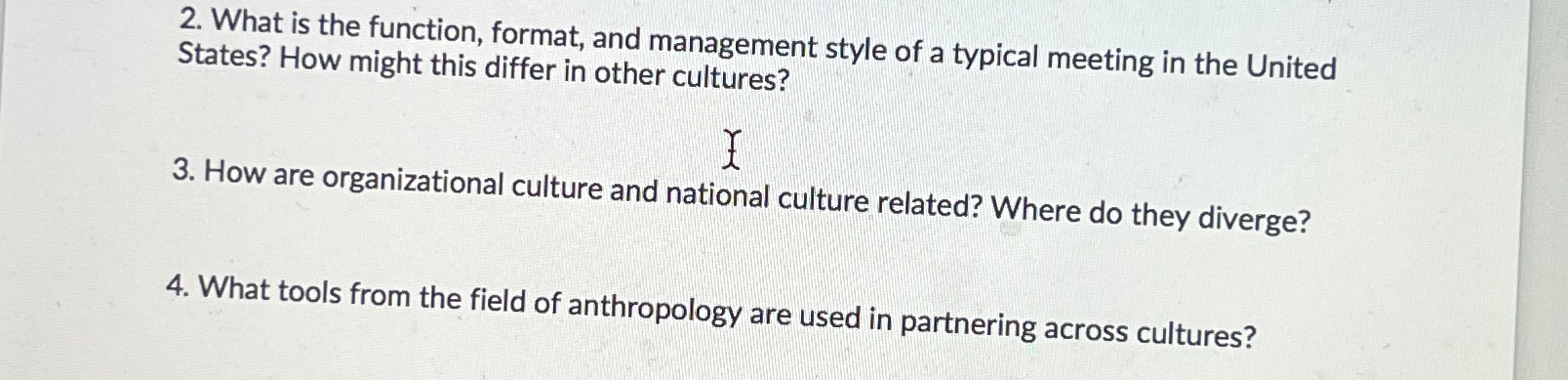  What is the function, format, and management style of a typical