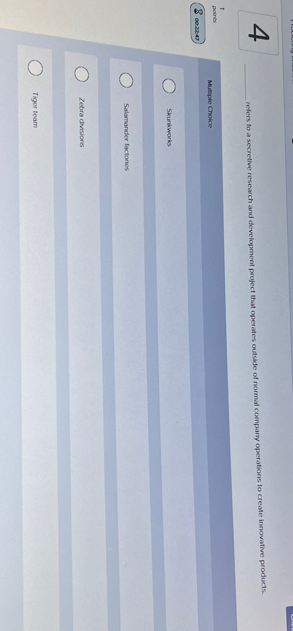  4 refers to a secretive research and development project that operates