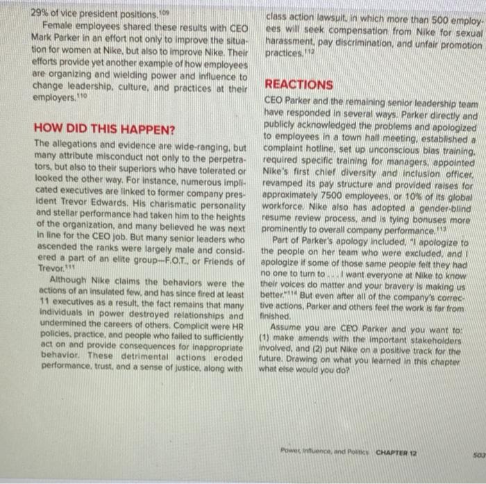 Study entitled, #MeToo - Just Do It!" on page 503. Then, follow
