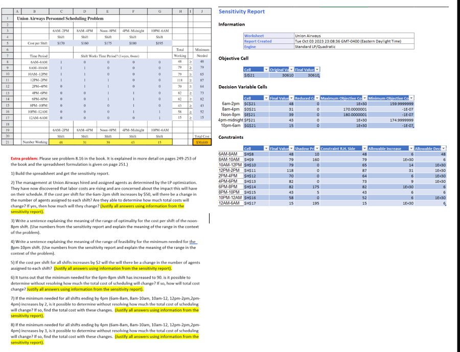  Extra problem: Please see problem 8.16 in the book. It is