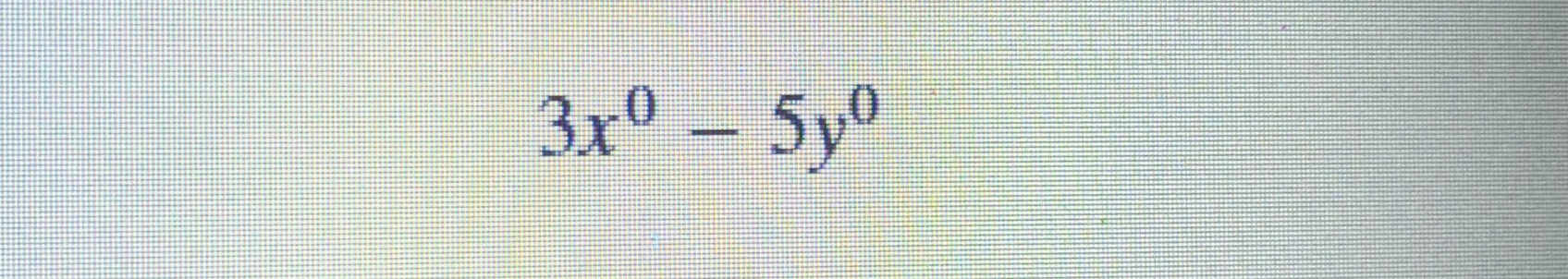  3x0-5y0 