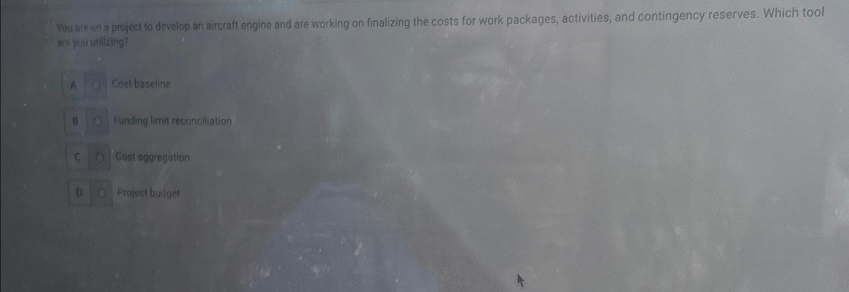  Tou gre on a projecl to develop an aircraft engine and