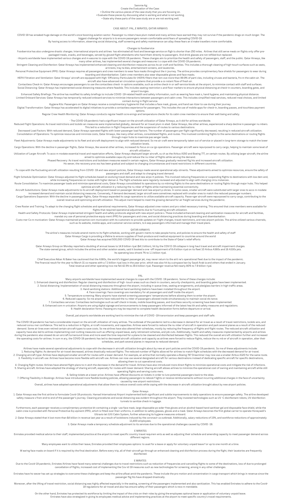  - Outine the create the . State . State why these