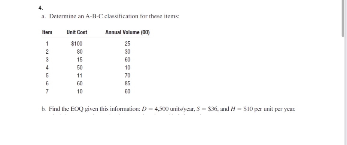  Solve the following Problems using the POM QM software. You will