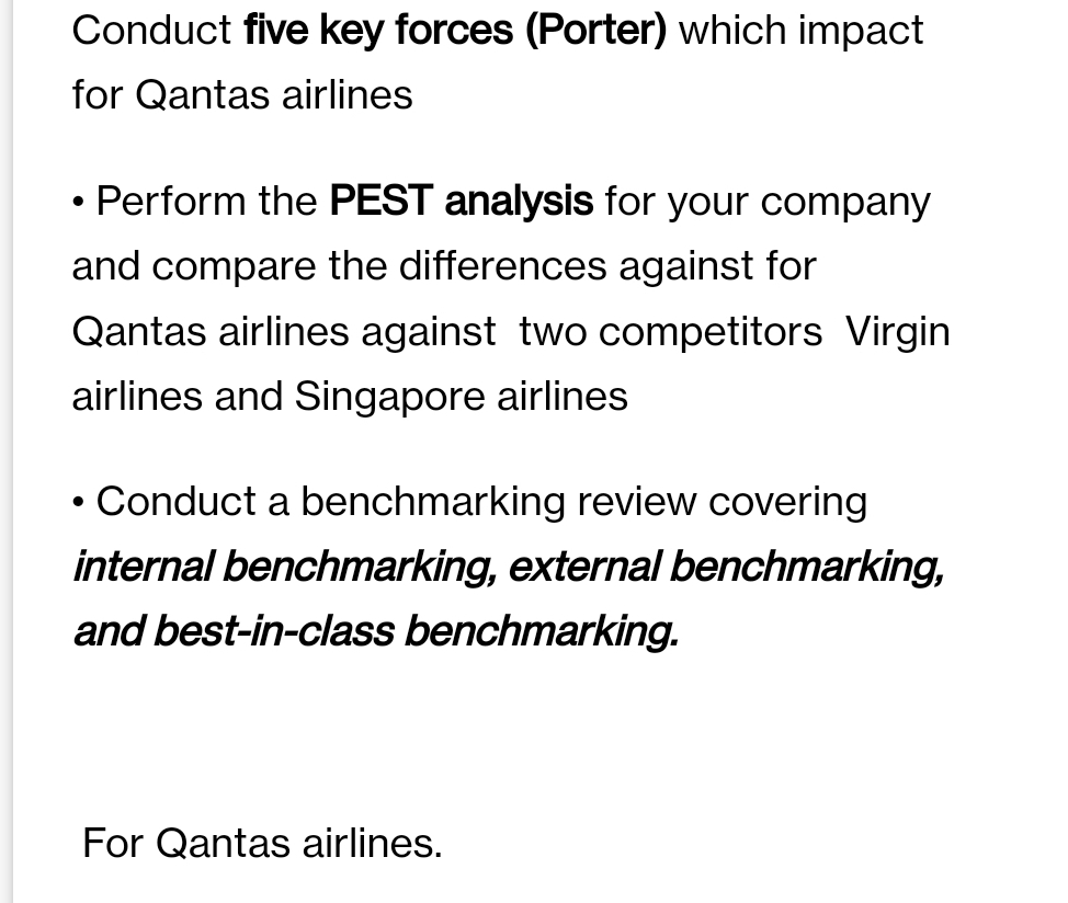 please help with this Conduct five key forces (Porter) which impact for