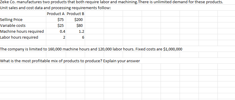 per hour) 83 Variable OH S4.60 Fixed OH 234,000 Depreciation 532,420 Prepare