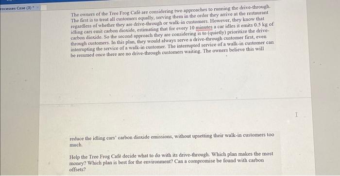 shop explores the topic of service process design. As you read though