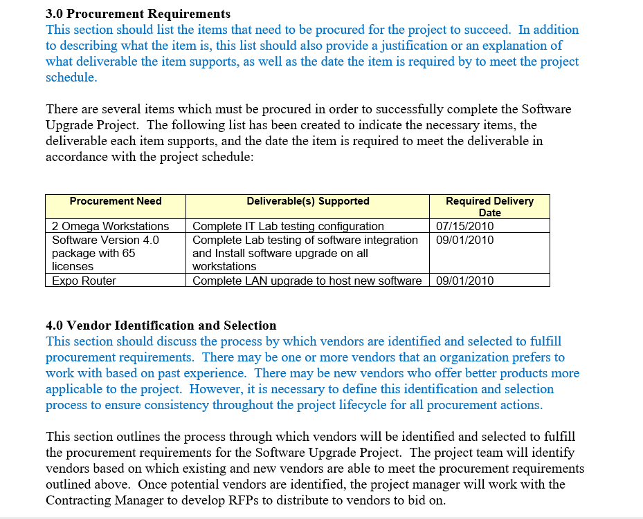 that will do the strategic procurement for the construction of a new