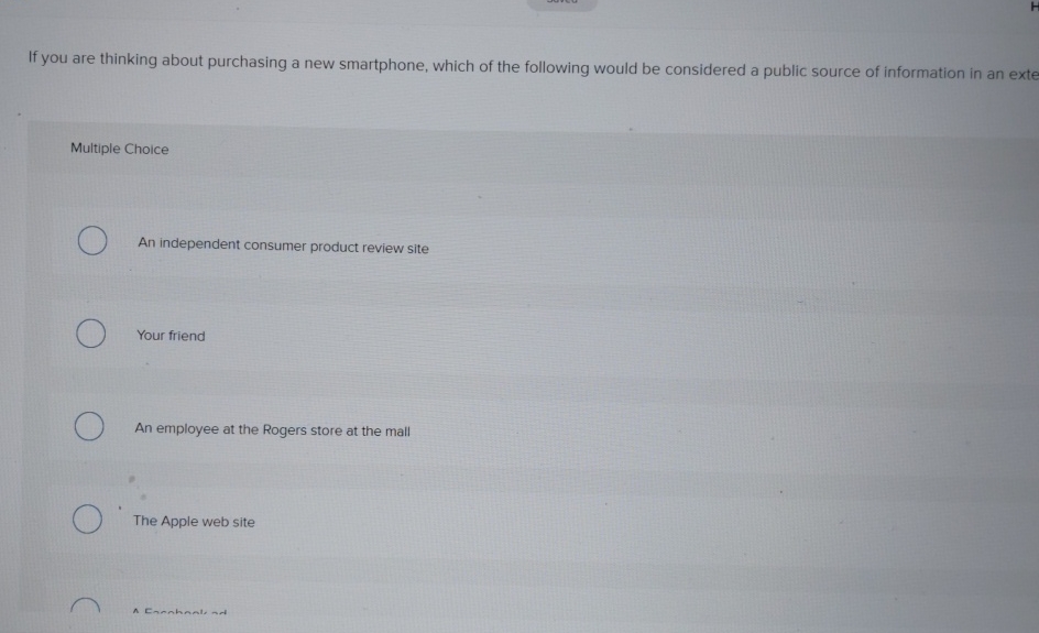  If you are thinking about purchasing a new smartphone, which of