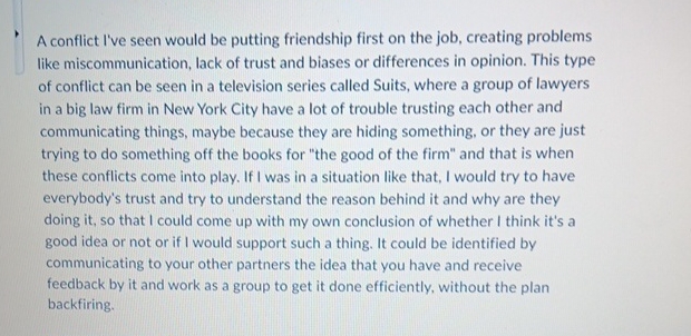  For your response posts, address the following: What is another restorative