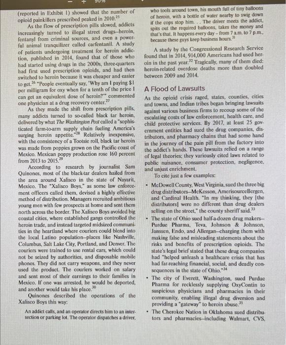 opioids for nonlegitimate uses, in violation of the Controlled Substances Act.' For