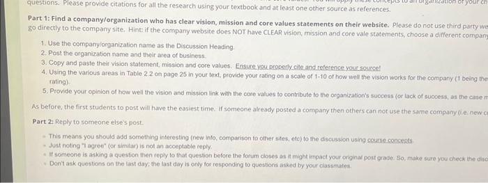  questions: Please provide citations for all the research using your textbook