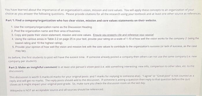 and at least one other source as references. Part 1: Find a