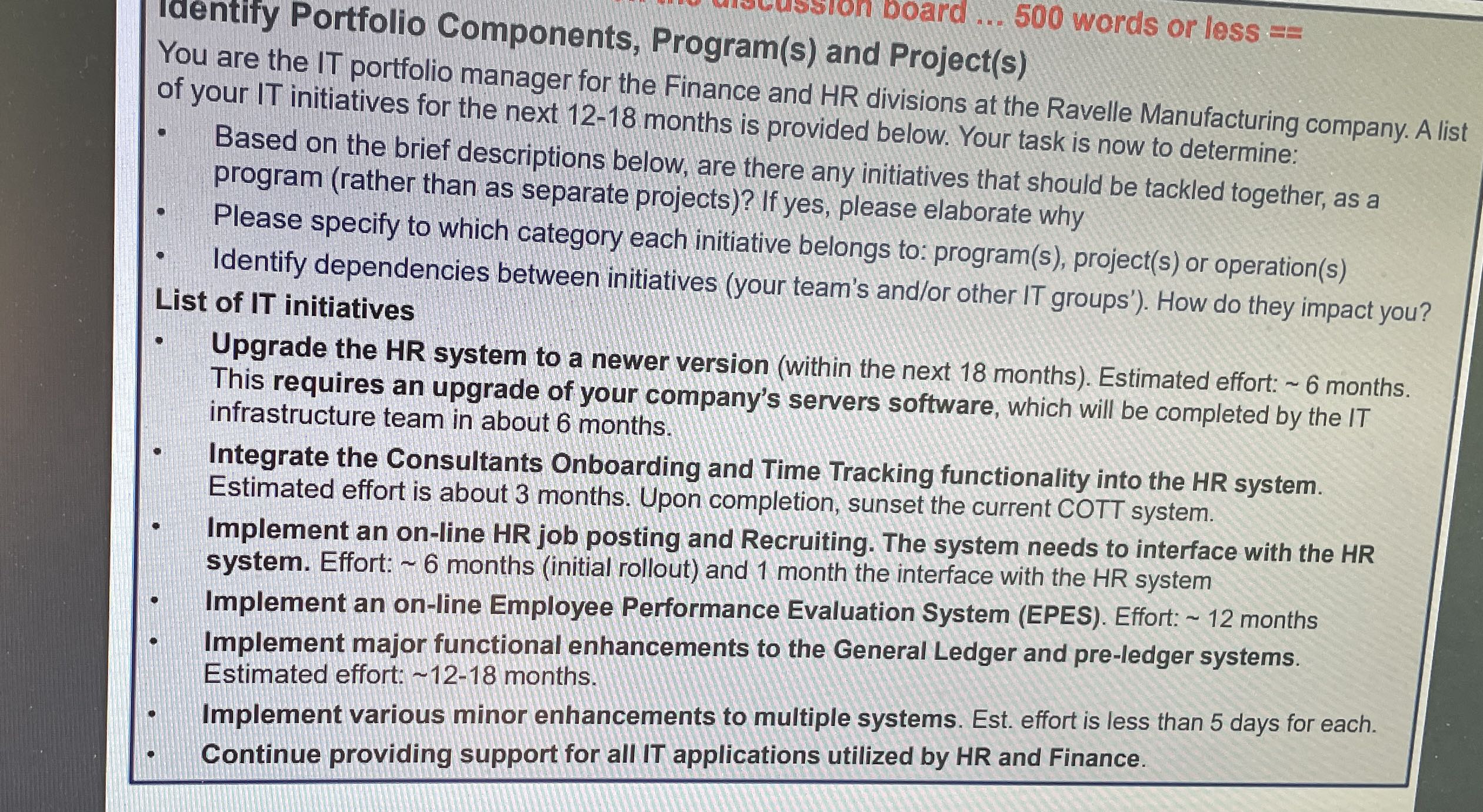  Answer the multiple choices below Upgrade the HR system to a