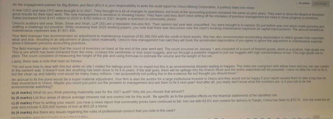 This is Auditing. Please complete fully all requirements below, and explain detail.