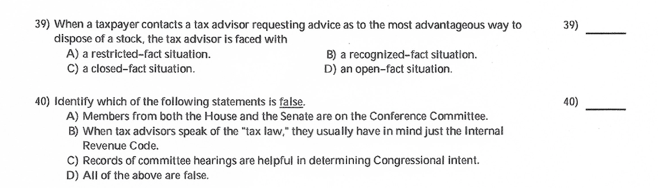 please answer and explane , thank you in advance , 39) When