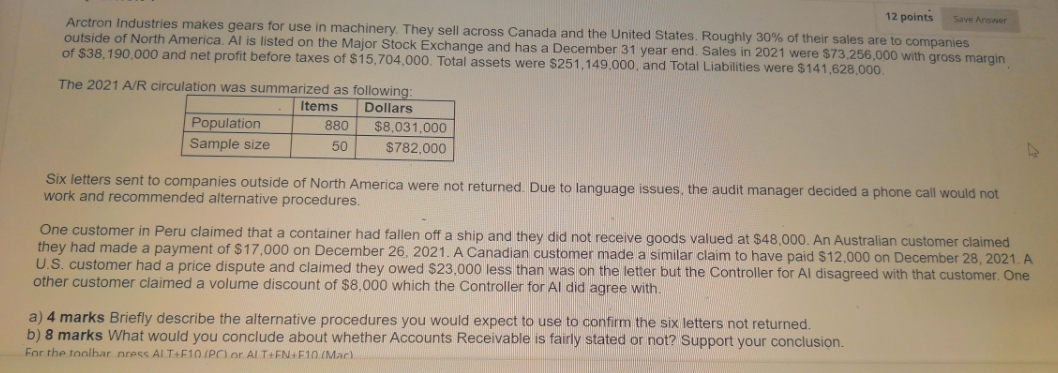 This is Auditing. Please complete fully all requirements below, and explain detail.