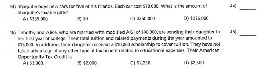 of the following statements regarding self-employment income/tax are true except 11) A)
