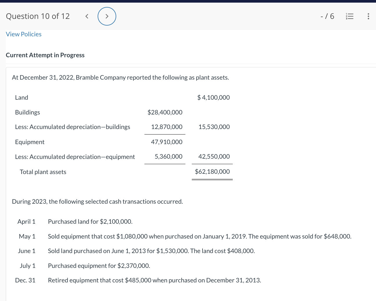 amounts.) Date Account Titles and Explanation Debit Credit (To record building depreciation)