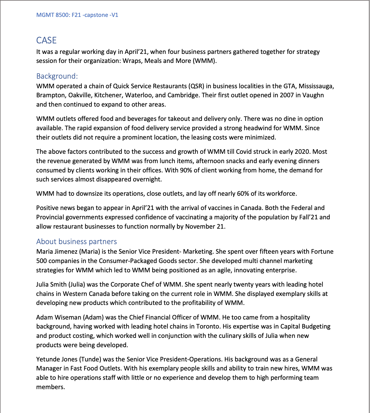 Hello, I would need an answer for Appendix 2. Please make the