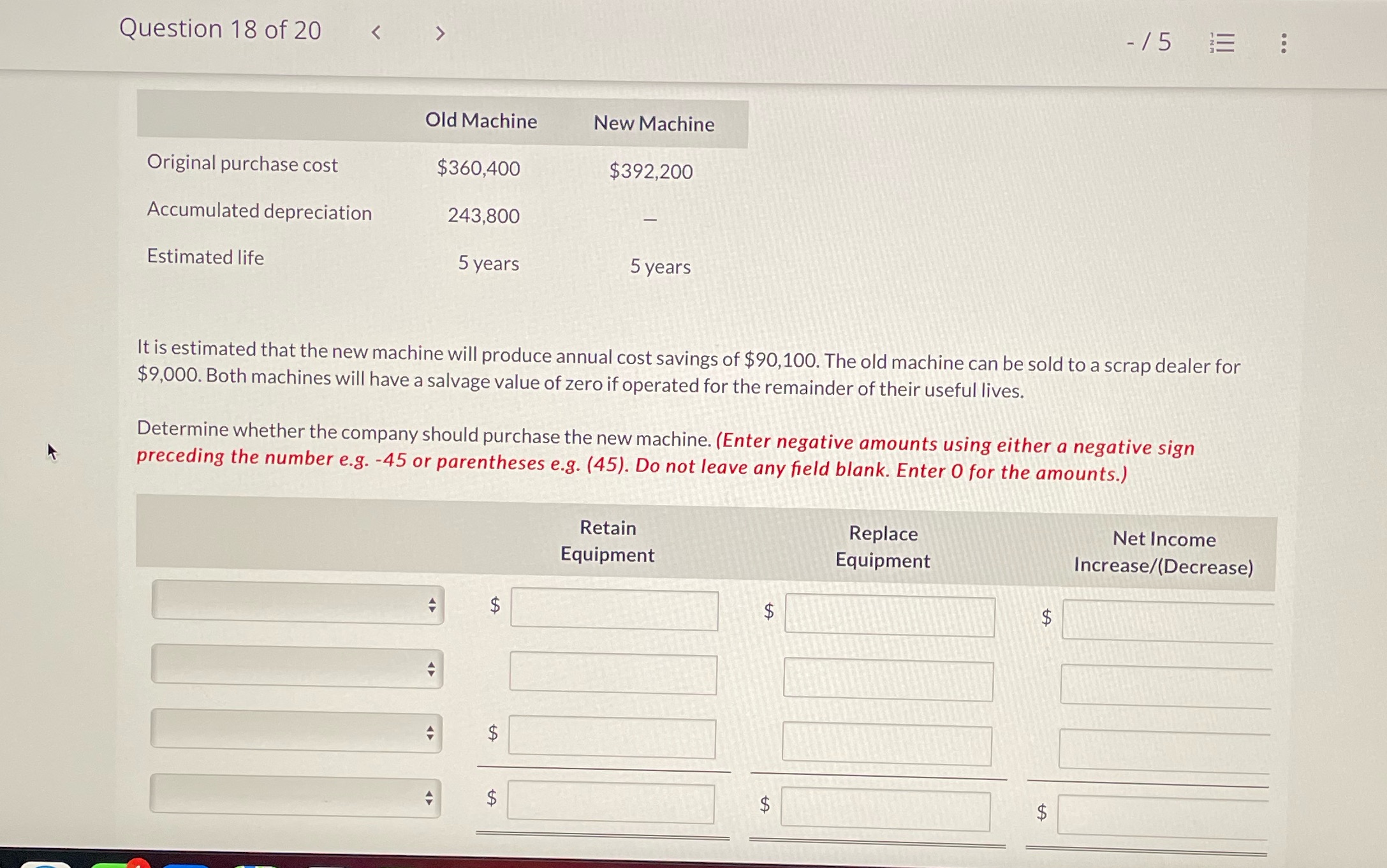 Please help :) Question 18 of 20 > 15 E ... Old