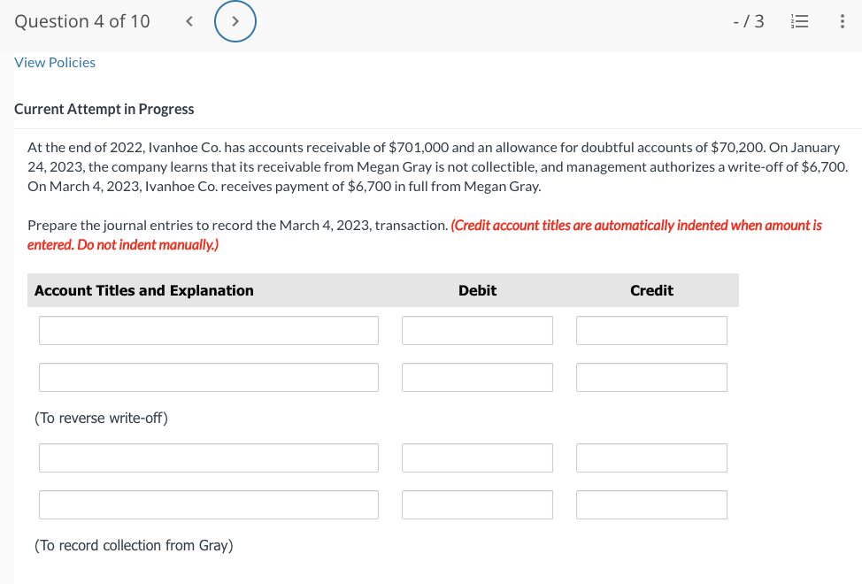 [Creditaccount titles are automatically indented when amount 15 entered. Do not Indent