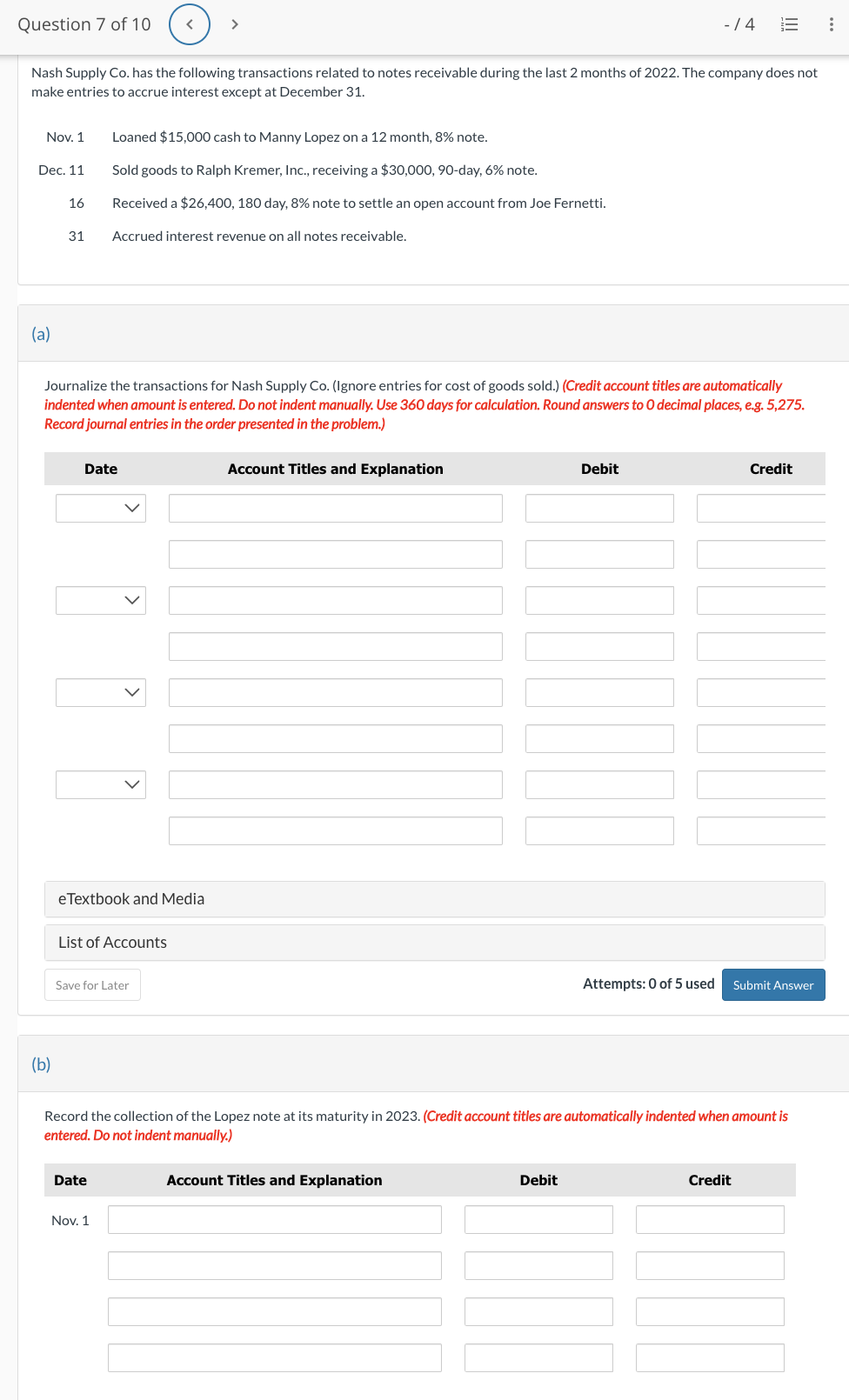 Inc. returned merchandise with a sales price of $4.100 to Crane Co.