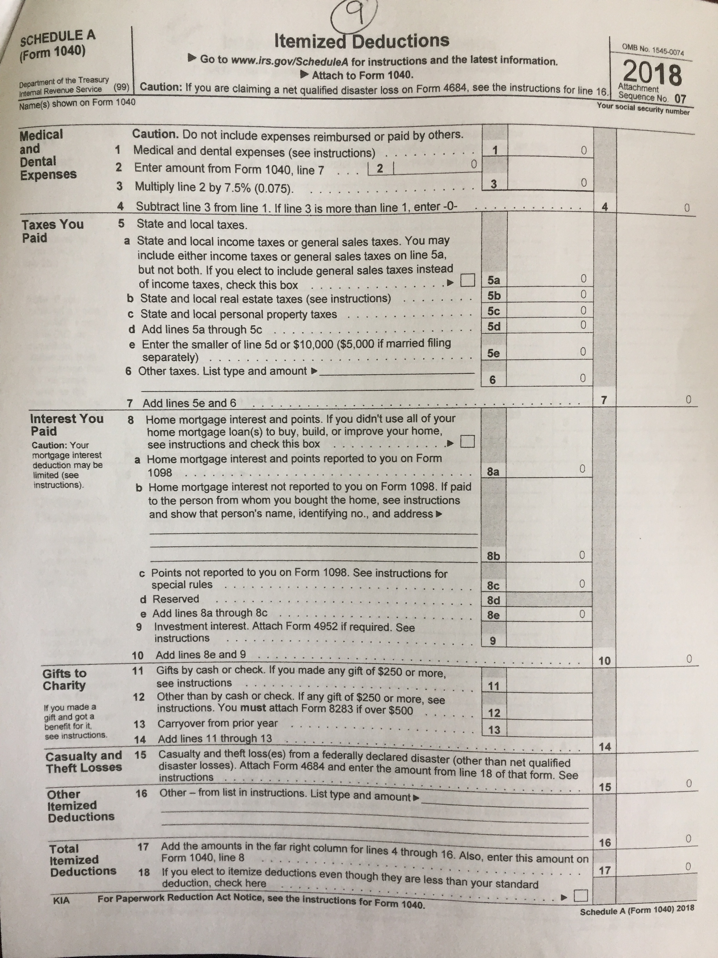 Spouse's social security number Spouse standard deduction: Spouse is blind Someone can