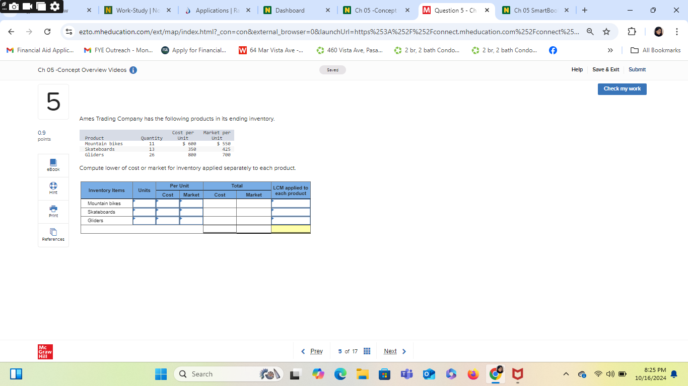 | Ra X | N Dashboard * N Ch 05 -Concept X