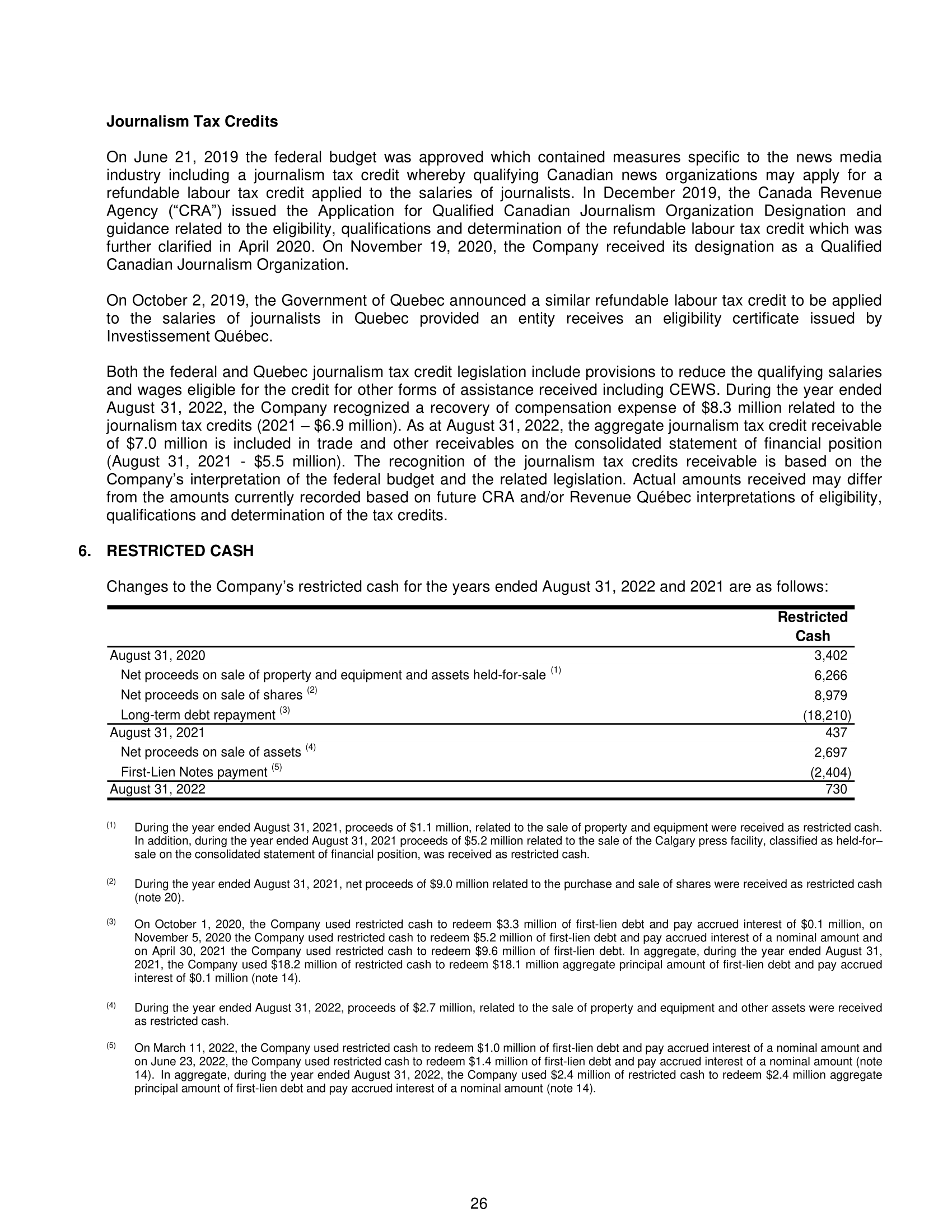 misstatement. Signed Signed Andrew MacLeod Mary Anne Lavallee President and Executive Vice