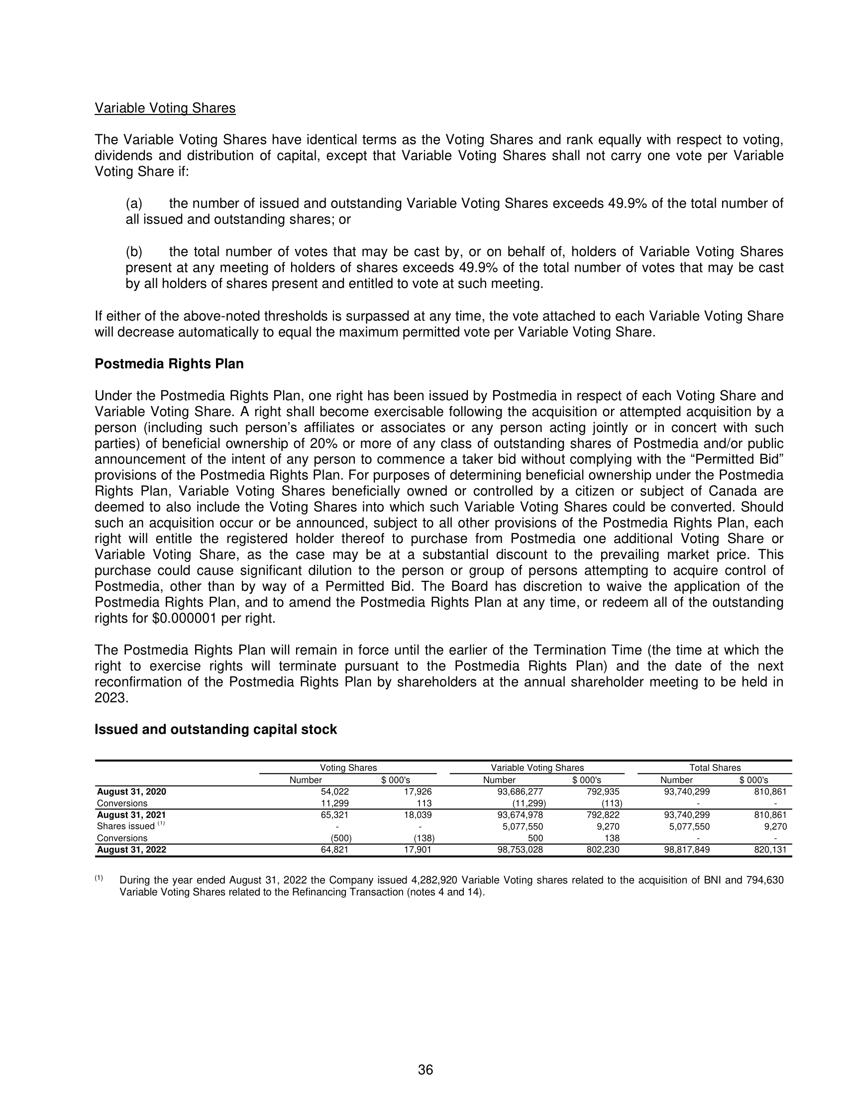 statements of operations for the years ended August 31, 2022 and 2021;