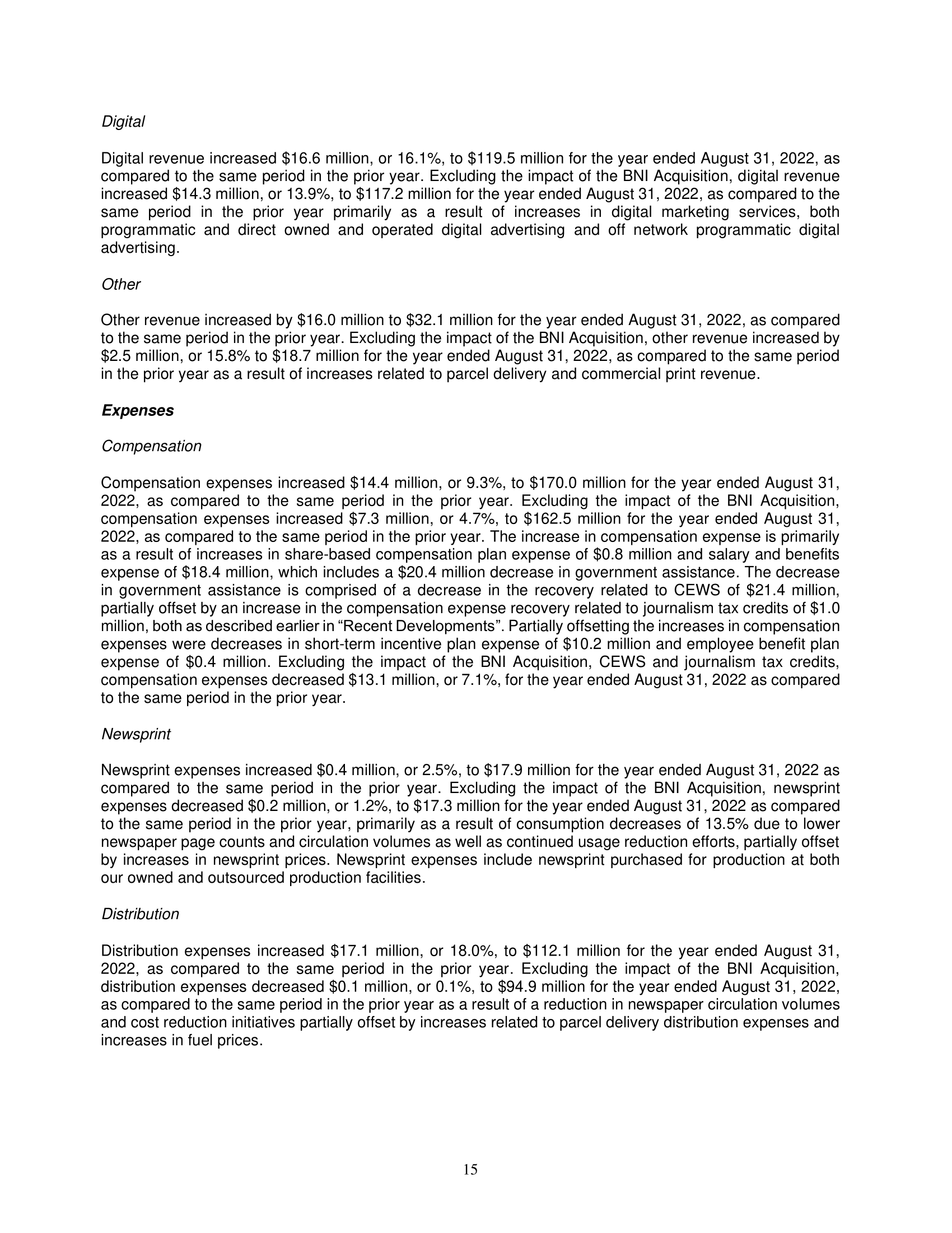 a separate opinion on these matters. Key audit matter How our audit