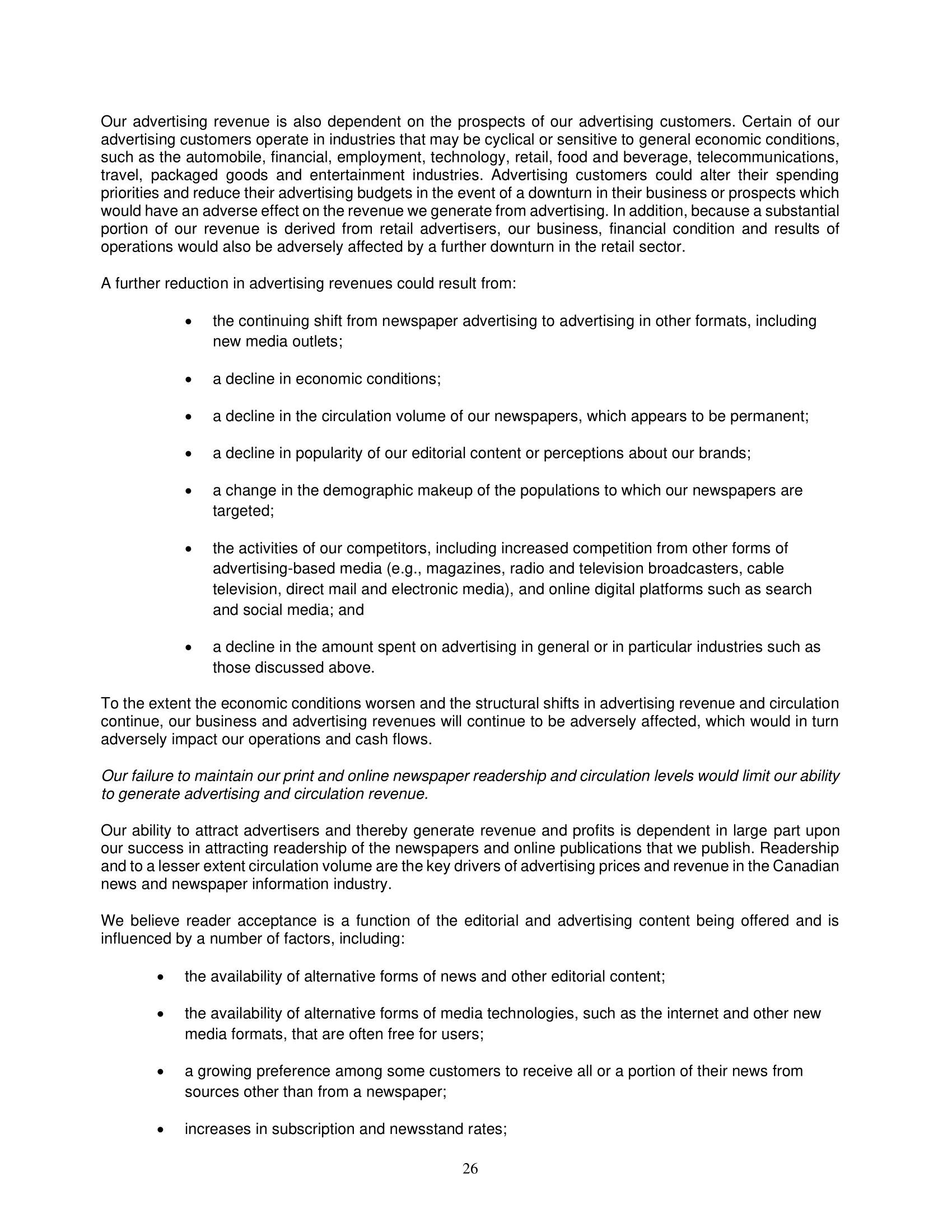 assetbased revolving credit facility (ABL Facility) of $8.0 million. Subsequent to year-end,
