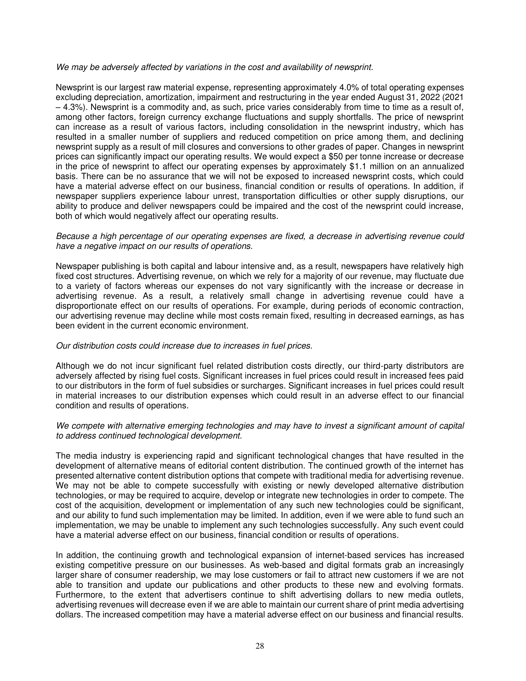 Company obtained consent from the lender to increase the ABL Facility to