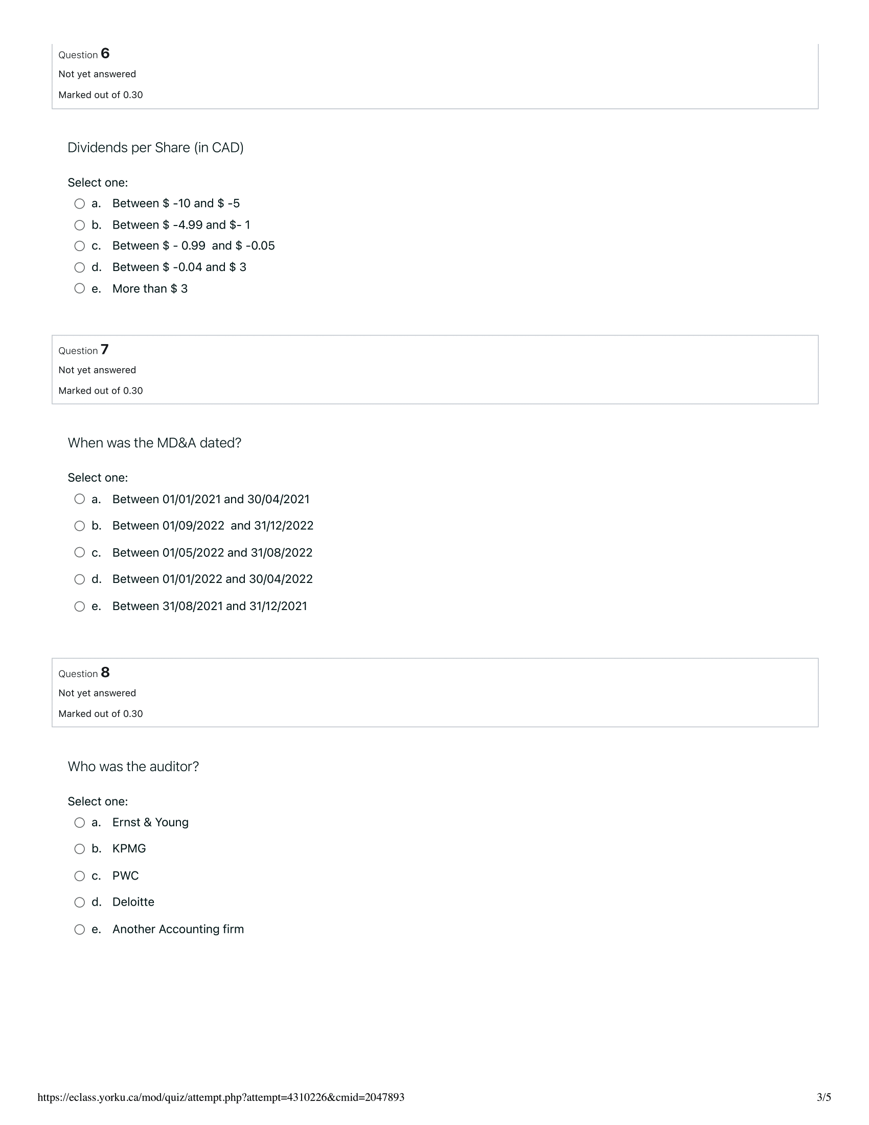 ABL Facility to assess the ability to use the ABL facility. Tested